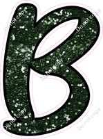 CUL 23.5" Individuals - Hunter Green Sparkle B