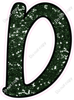 CUL 23.5" Individuals - Hunter Green Sparkle D