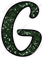 CUL 23.5" Individuals - Hunter Green Sparkle G