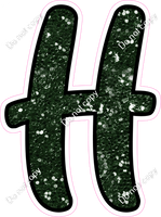 CUL 23.5" Individuals - Hunter Green Sparkle H