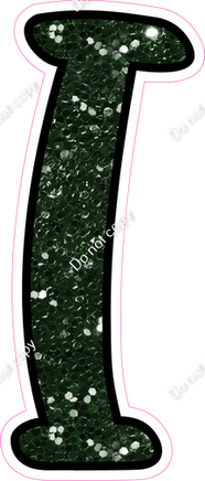 CUL 23.5" Individuals - Hunter Green Sparkle I