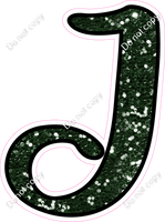 CUL 23.5" Individuals - Hunter Green Sparkle J