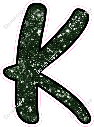 CUL 23.5" Individuals - Hunter Green Sparkle K