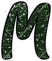 CUL 23.5" Individuals - Hunter Green Sparkle M