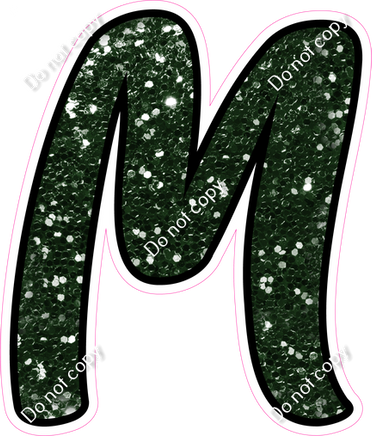 CUL 23.5" Individuals - Hunter Green Sparkle M