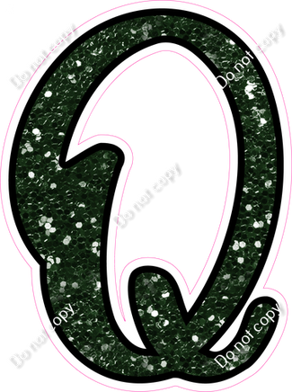 CUL 23.5" Individuals - Hunter Green Sparkle Q
