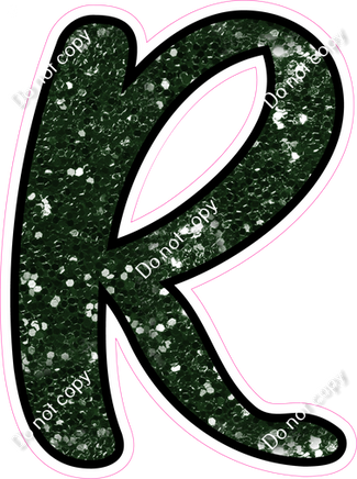 CUL 23.5" Individuals - Hunter Green Sparkle R