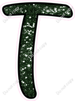 CUL 23.5" Individuals - Hunter Green Sparkle T