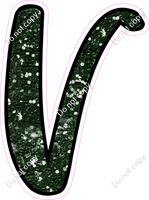 CUL 23.5" Individuals - Hunter Green Sparkle V