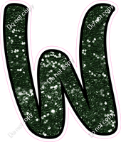 CUL 23.5" Individuals - Hunter Green Sparkle W
