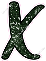 CUL 23.5" Individuals - Hunter Green Sparkle X