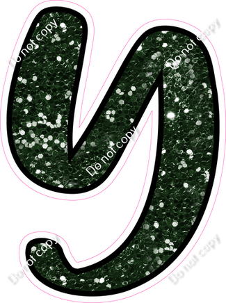 CUL 23.5" Individuals - Hunter Green Sparkle Y
