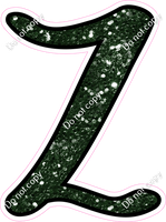 CUL 23.5" Individuals - Hunter Green Sparkle Z