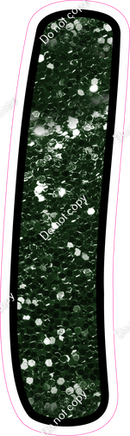 CUL 23.5" Individuals - Hunter Green Sparkle 1