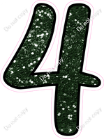 CUL 23.5" Individuals - Hunter Green Sparkle 4