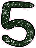 CUL 23.5" Individuals - Hunter Green Sparkle 5