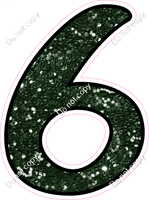 CUL 23.5" Individuals - Hunter Green Sparkle 6