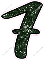 CUL 23.5" Individuals - Hunter Green Sparkle 7