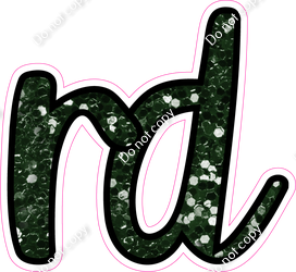 CUL 23.5" Individuals - Hunter Green Sparkle RD