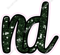 CUL 23.5" Individuals - Hunter Green Sparkle ND