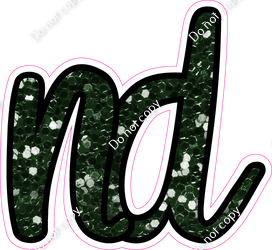 CUL 23.5" Individuals - Hunter Green Sparkle ND