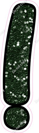 CUL 23.5" Individuals - Hunter Green Sparkle !