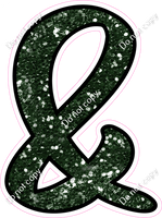 CUL 23.5" Individuals - Hunter Green Sparkle &