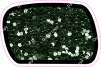 CUL 23.5" Individuals - Hunter Green Sparkle Dash