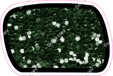 CUL 23.5" Individuals - Hunter Green Sparkle Dash