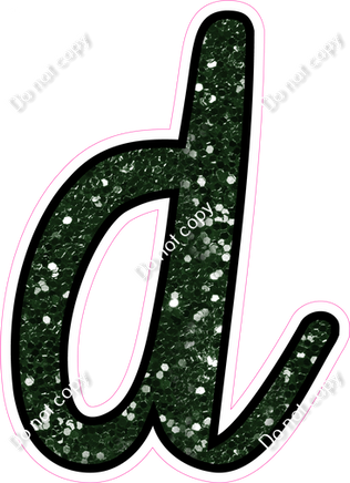 CUL 23.5" Individuals - Hunter Green Sparkle d