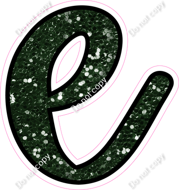 CUL 23.5" Individuals - Hunter Green Sparkle e