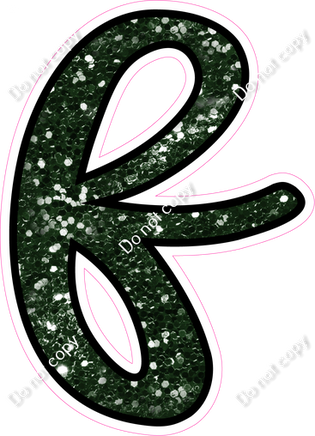 CUL 23.5" Individuals - Hunter Green Sparkle f