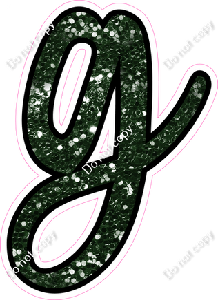 CUL 23.5" Individuals - Hunter Green Sparkle g