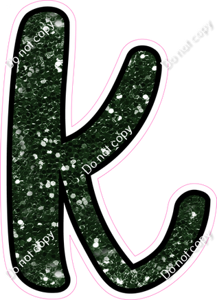 CUL 23.5" Individuals - Hunter Green Sparkle k