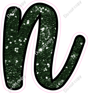 CUL 23.5" Individuals - Hunter Green Sparkle n