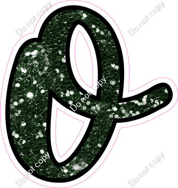 CUL 23.5" Individuals - Hunter Green Sparkle o