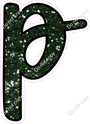 CUL 23.5" Individuals - Hunter Green Sparkle p