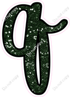 CUL 23.5" Individuals - Hunter Green Sparkle q