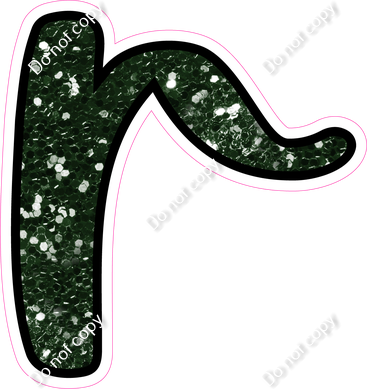 CUL 23.5" Individuals - Hunter Green Sparkle r