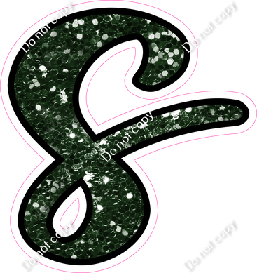 CUL 23.5" Individuals - Hunter Green Sparkle s