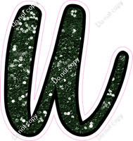 CUL 23.5" Individuals - Hunter Green Sparkle u