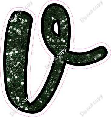 CUL 23.5" Individuals - Hunter Green Sparkle v