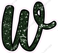 CUL 23.5" Individuals - Hunter Green Sparkle w