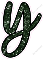 CUL 23.5" Individuals - Hunter Green Sparkle y