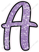 CUL 23.5" Individuals - Lavender Sparkle A