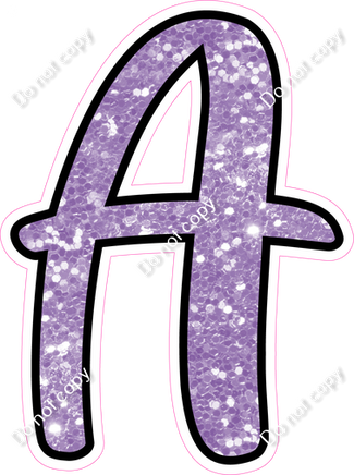 CUL 23.5" Individuals - Lavender Sparkle A