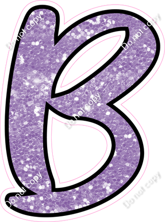 CUL 23.5" Individuals - Lavender Sparkle B