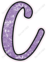 CUL 23.5" Individuals - Lavender Sparkle C