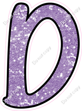 CUL 23.5" Individuals - Lavender Sparkle D