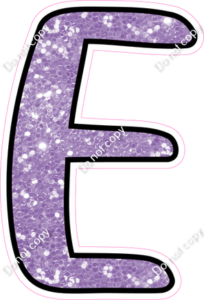 CUL 23.5" Individuals - Lavender Sparkle E